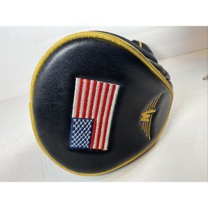 MasterFit Low Spin Series Driver Golf Club Cover USA American Flag Knit & Vinyl